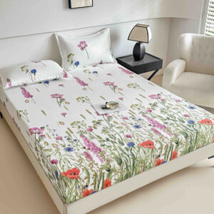Husă de Pat 3 Piese cu Elastic, finet ,180x200 cm-JHPE10