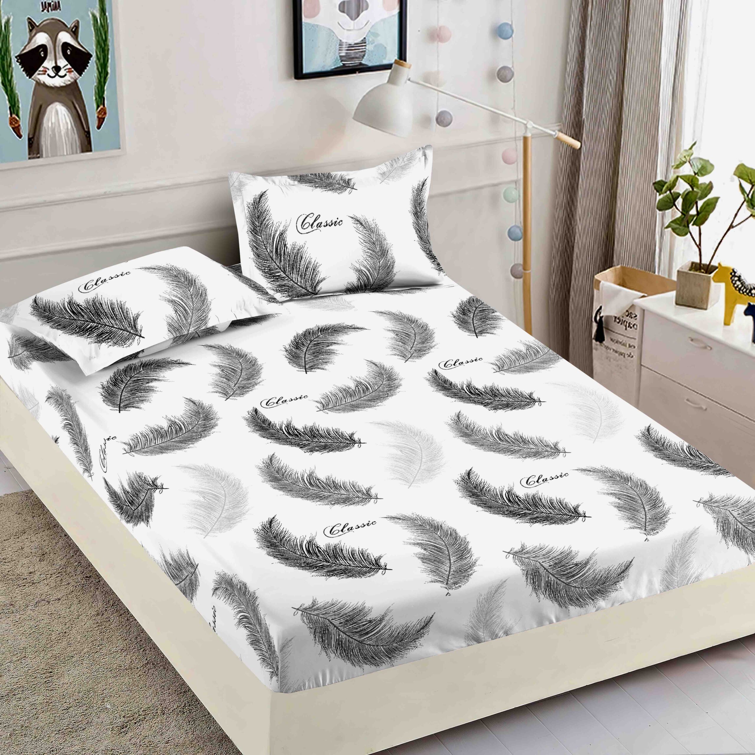 Husă de Pat 3 Piese – Finet Gros , Cearșaf cu Elastic 180×200+25 cm, 2 Fețe de Pernă 50×70 Husă de Pat 3 Piese – Finet Gros , Cearșaf cu Elastic 180×200+25 cm, 2 Fețe de Pernă 50×70