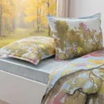 Lenjerie TAC King Size 4 piese bumbac dublu satinat Elegance Premium Virel - imagine 2