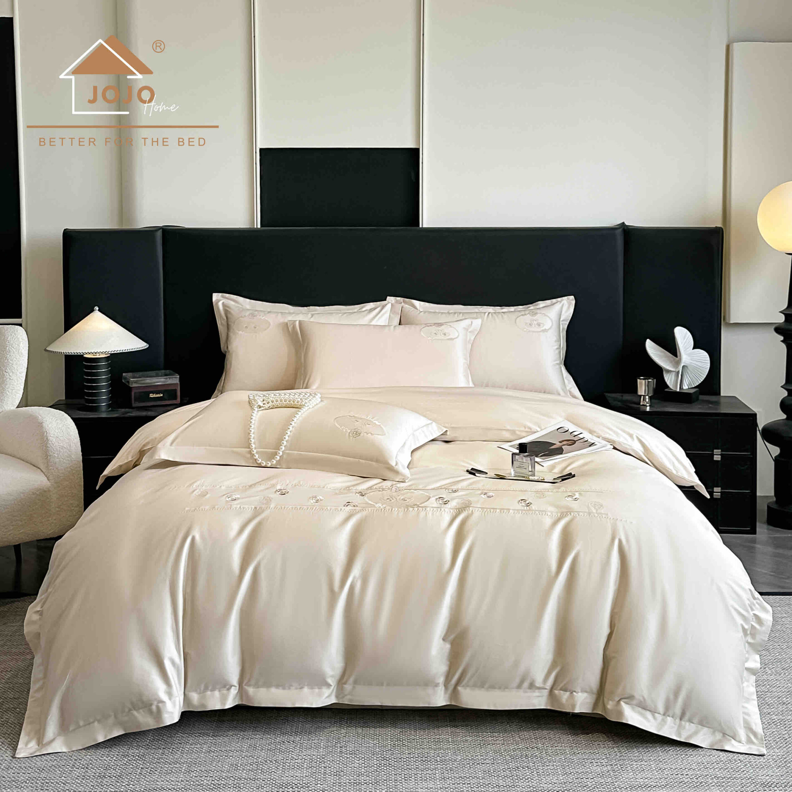 Lenjerie De Pat cu broderie Bumbac Satinat 100% Deluxe Antisifonare-Ambalaj Cadou Elegant Lenjerie De Pat cu broderie Bumbac Satinat 100% Deluxe Antisifonare-Ambalaj Cadou Elegant