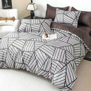 Lenjerie de pat Finet cu elastic 6 piese,king size