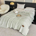 Pătură Premium 200x230 cm – Moale, Pufoasă și Călduroasă-Olive