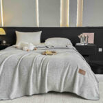 Pătură Premium 200x230 cm – Moale, Pufoasă și Călduroasă-Gri - imagine 2