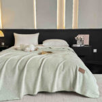 Pătură Premium 200x230 cm – Moale, Pufoasă și Călduroasă-Olive - imagine 2