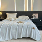 Pătură Premium 200x230 cm – Moale, Pufoasă și Călduroasă-Bleu - imagine 2
